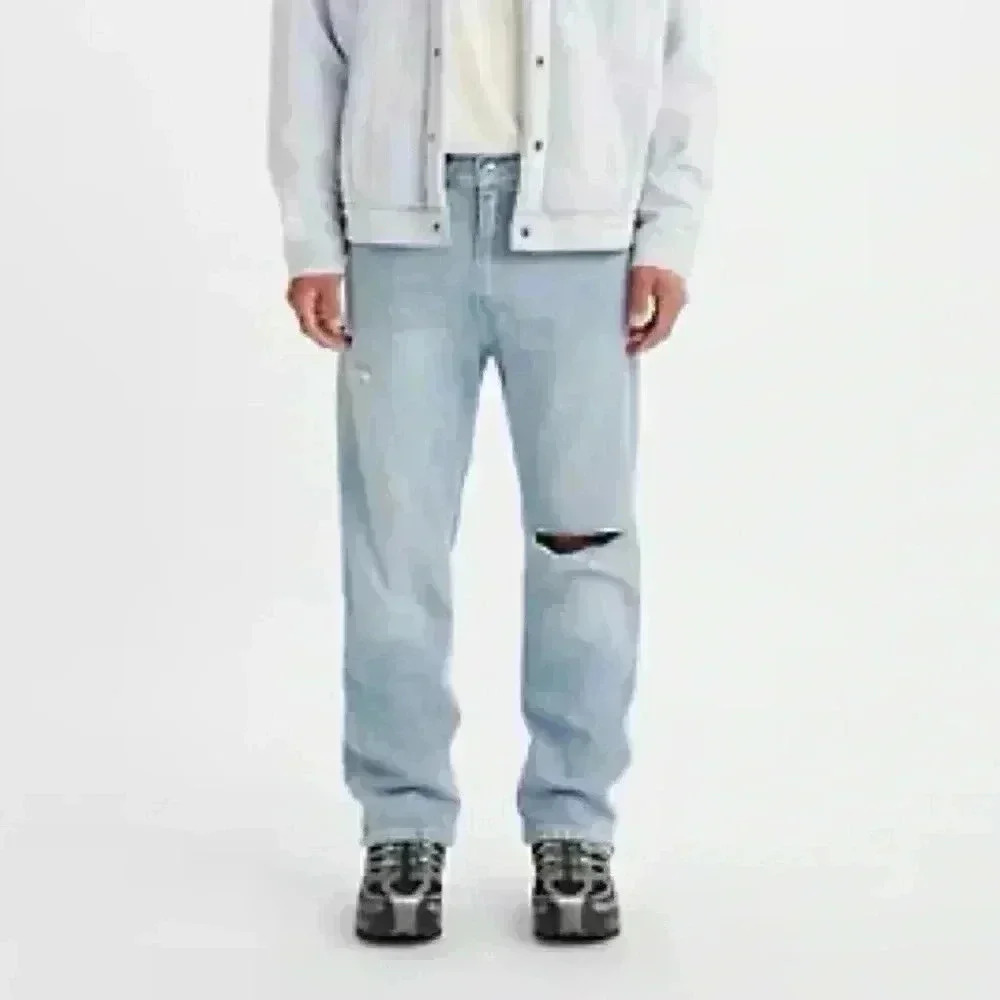 Levi’s Silver Tab Straight Fit Men’s Distressed Jeans, 36x32, NWT